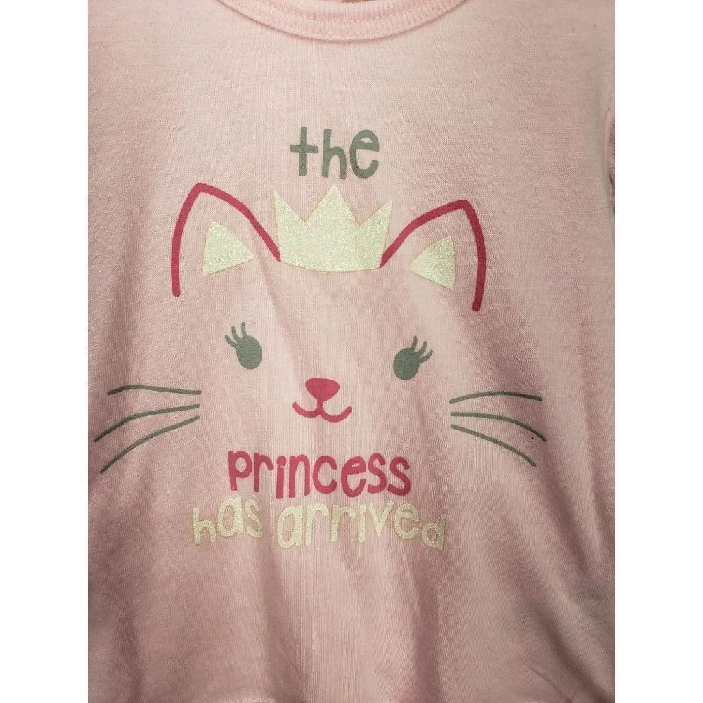 DDG Darlings 2 Piece 24 month pink kitty cat outfit set The Princess has arrived